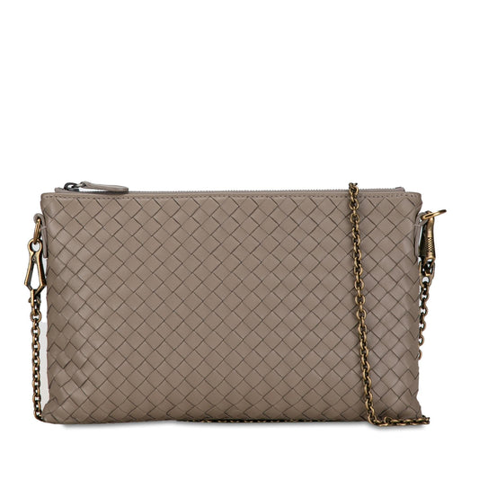 Luxury Bottega Veneta Intrecciato Nappa Biletto Wallet on Chain (SHG-dOzzWj)