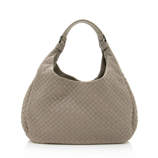 Luxury Bottega Veneta Intrecciato Nappa Campana Small Shoulder Bag  - FINAL SALE (SHF-19466)