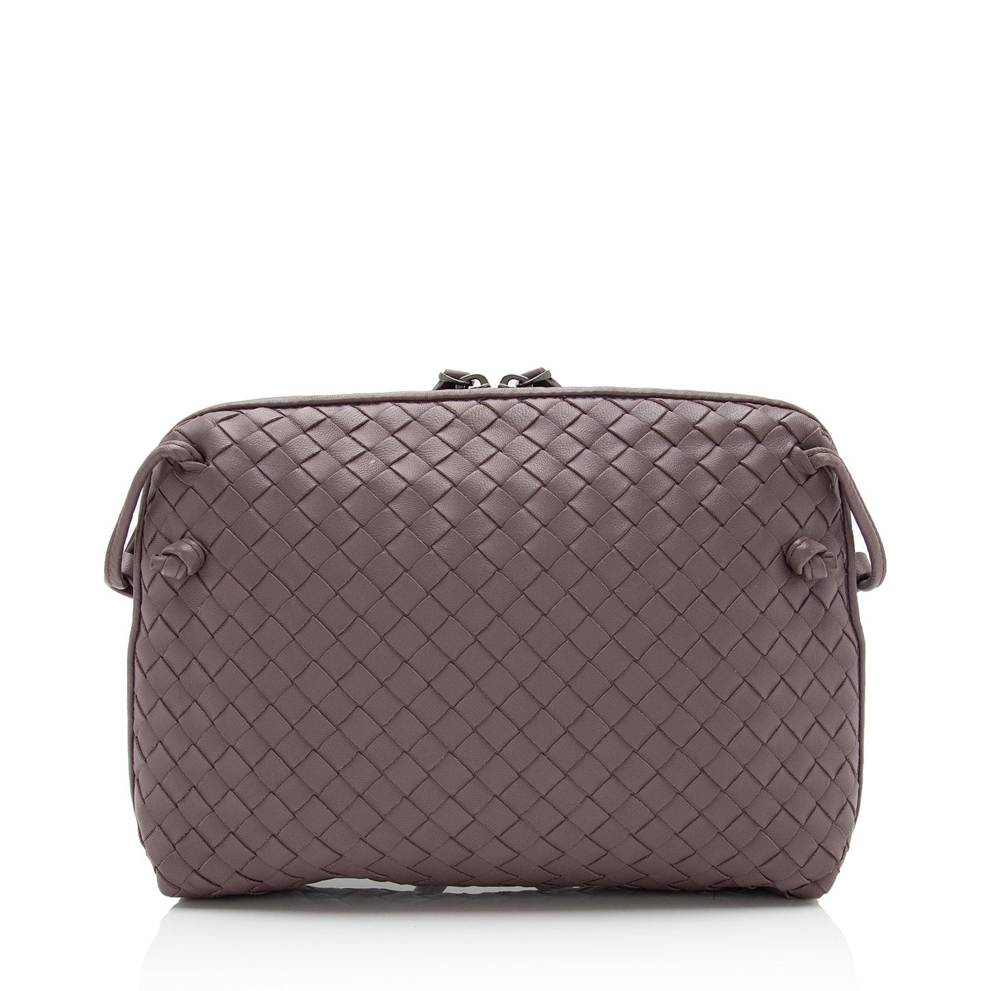 Luxury Bottega Veneta Intrecciato Nappa Leather Nodini Crossbody (SHF-nPncFK)
