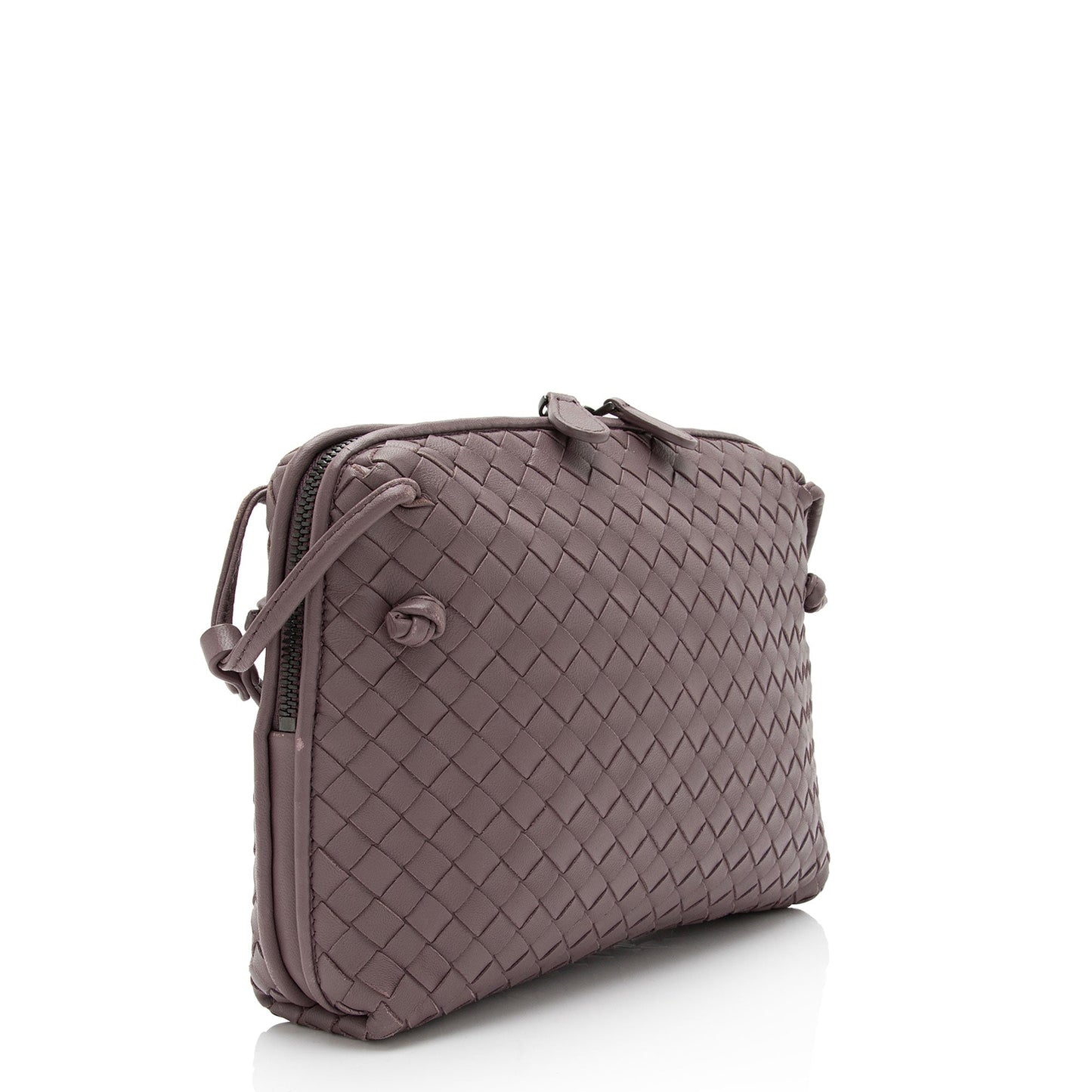 Luxury Bottega Veneta Intrecciato Nappa Leather Nodini Crossbody (SHF-nPncFK)