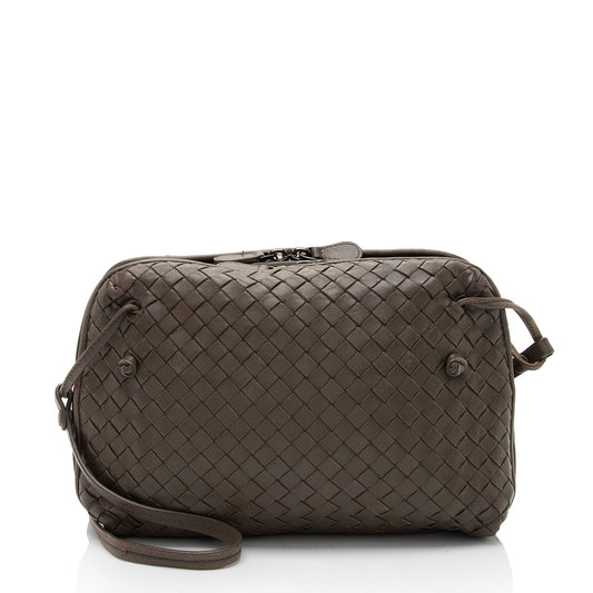 Luxury Bottega Veneta Intrecciato Nappa Leather Nodini Crossbody (SHF-cd5Ub3)