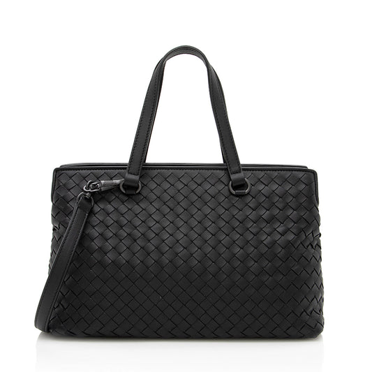Luxury Bottega Veneta Intrecciato Nappa Small Tote (SHF-17216)