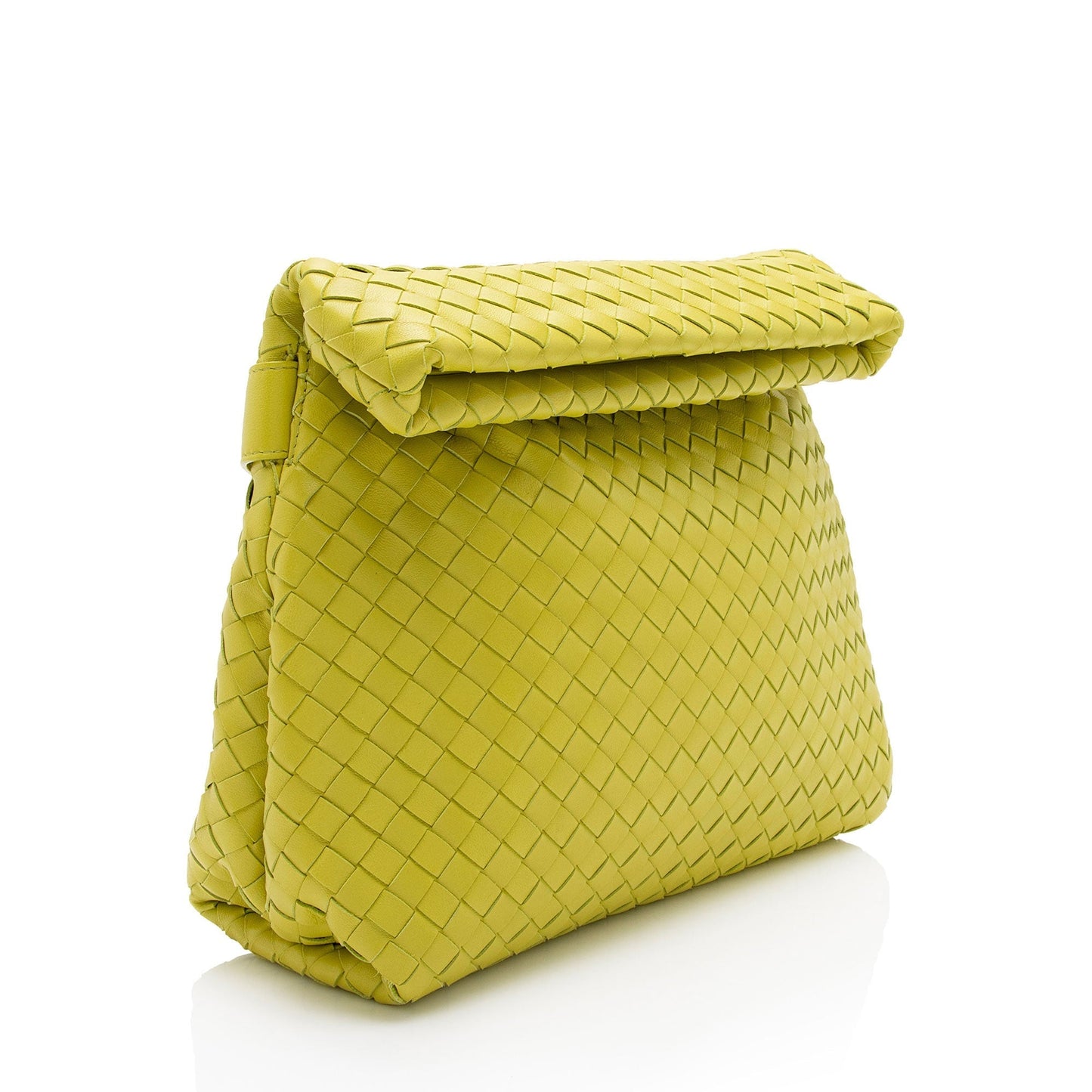 Luxury Bottega Veneta Intrecciato Nappa The Fold Crossbody (SHF-FmTNDh)