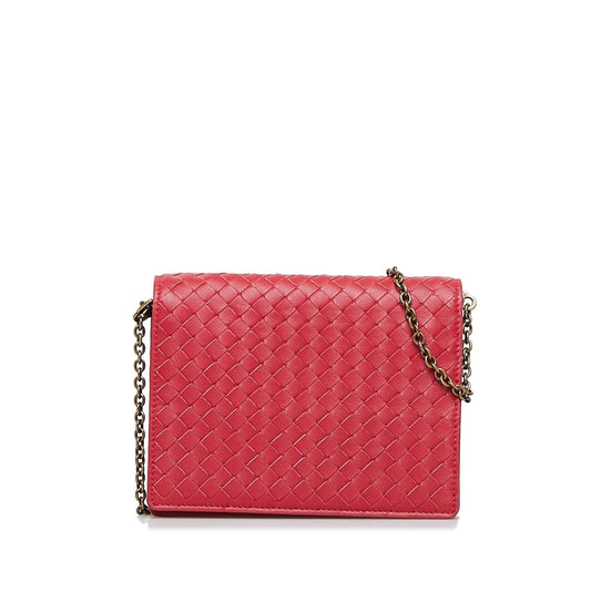 Luxury Bottega Veneta Intrecciato Wallet On Chain (SHG-jSN2r3)