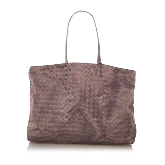 Luxury Bottega Veneta Intrecciolusion Nylon Tote Bag (SHG-27648)