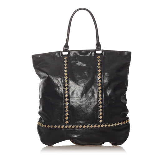 Luxury Bottega Veneta Leather Tote Bag (SHG-27522)