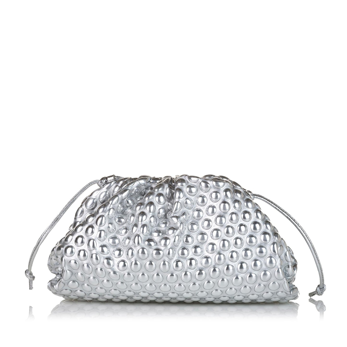 Luxury Bottega Veneta Metallic The Mini Pouch Crossbody (SHG-35139)