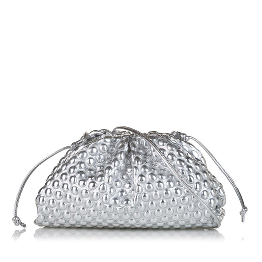 Luxury Bottega Veneta Metallic The Mini Pouch Crossbody (SHG-35139)