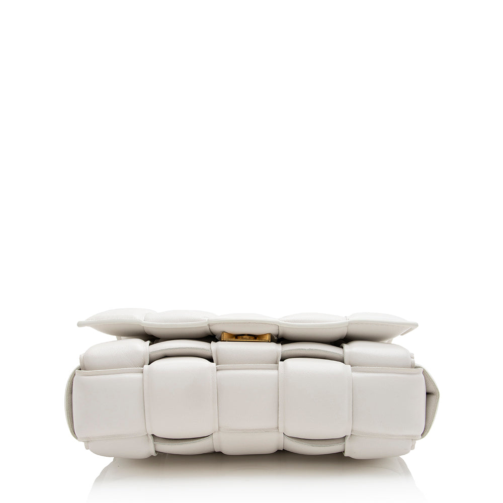 Luxury Bottega Veneta Puffed Leather Cassette Crossbody Bag (SHF-21881)