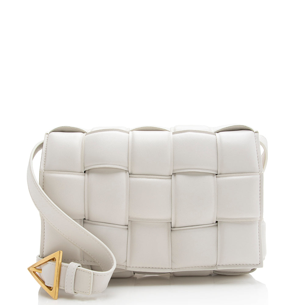 Luxury Bottega Veneta Puffed Leather Cassette Crossbody Bag (SHF-21881)