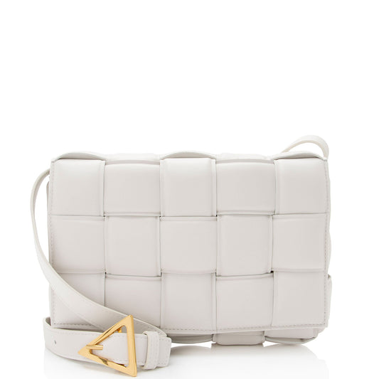 Luxury Bottega Veneta Puffed Leather Cassette Crossbody Bag (SHF-oCEDIg)