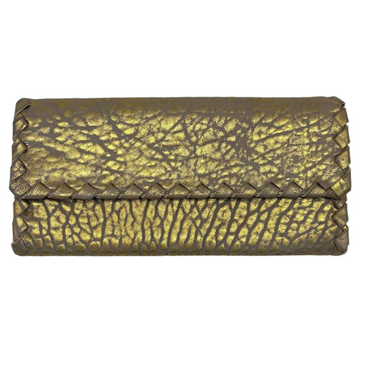Bottega Veneta Leather Gold Wallet