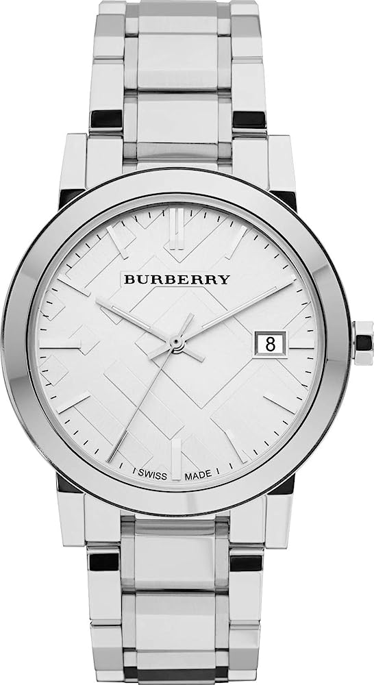 BURBERRY 38MM STAINLESS STEEL UNISEX WATCH