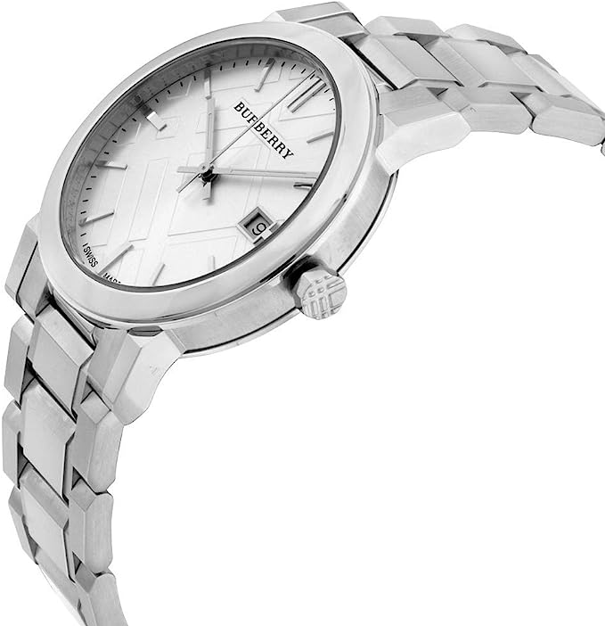 BURBERRY 38MM STAINLESS STEEL UNISEX WATCH