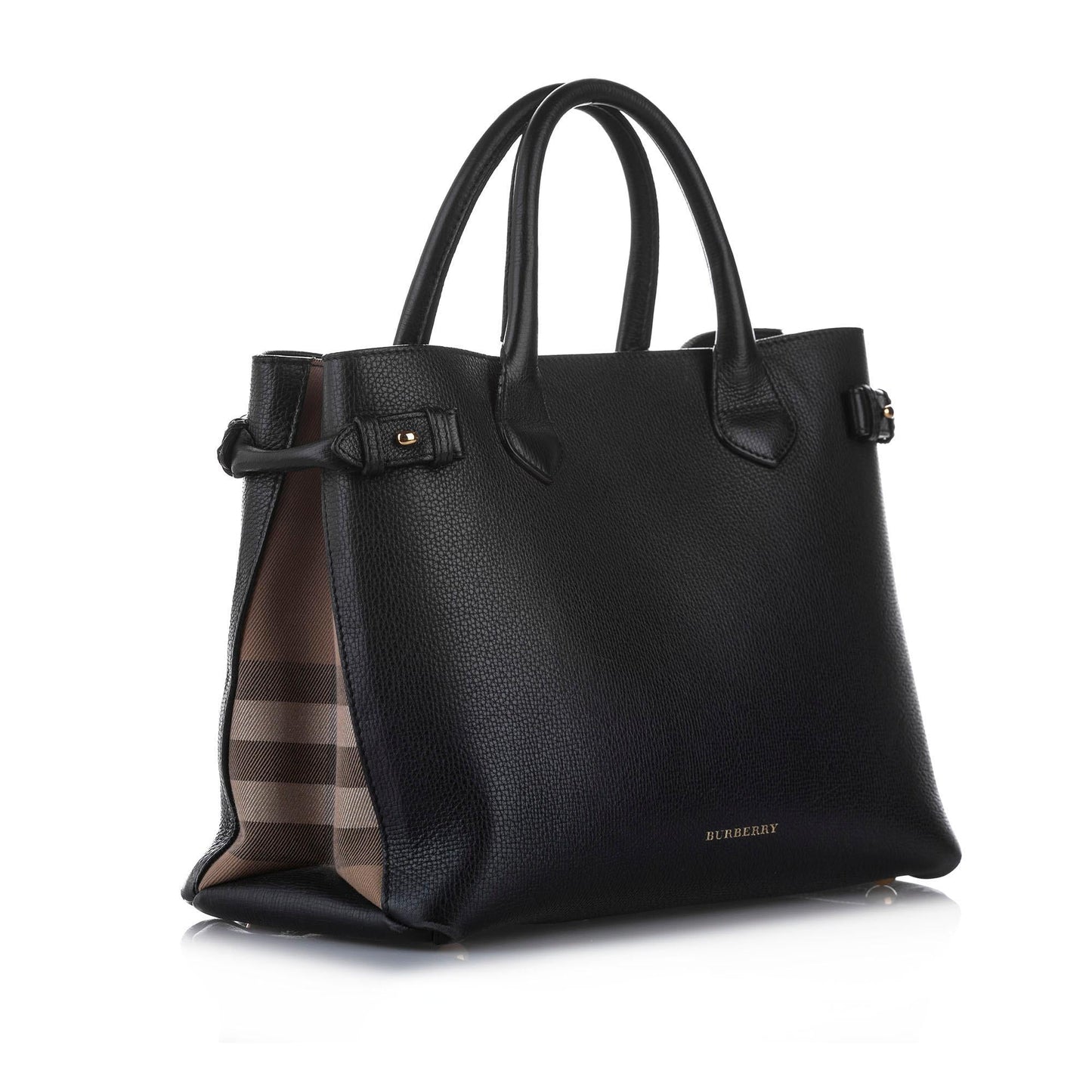 Burberry Banner Leather Satchel (SHG-12584)