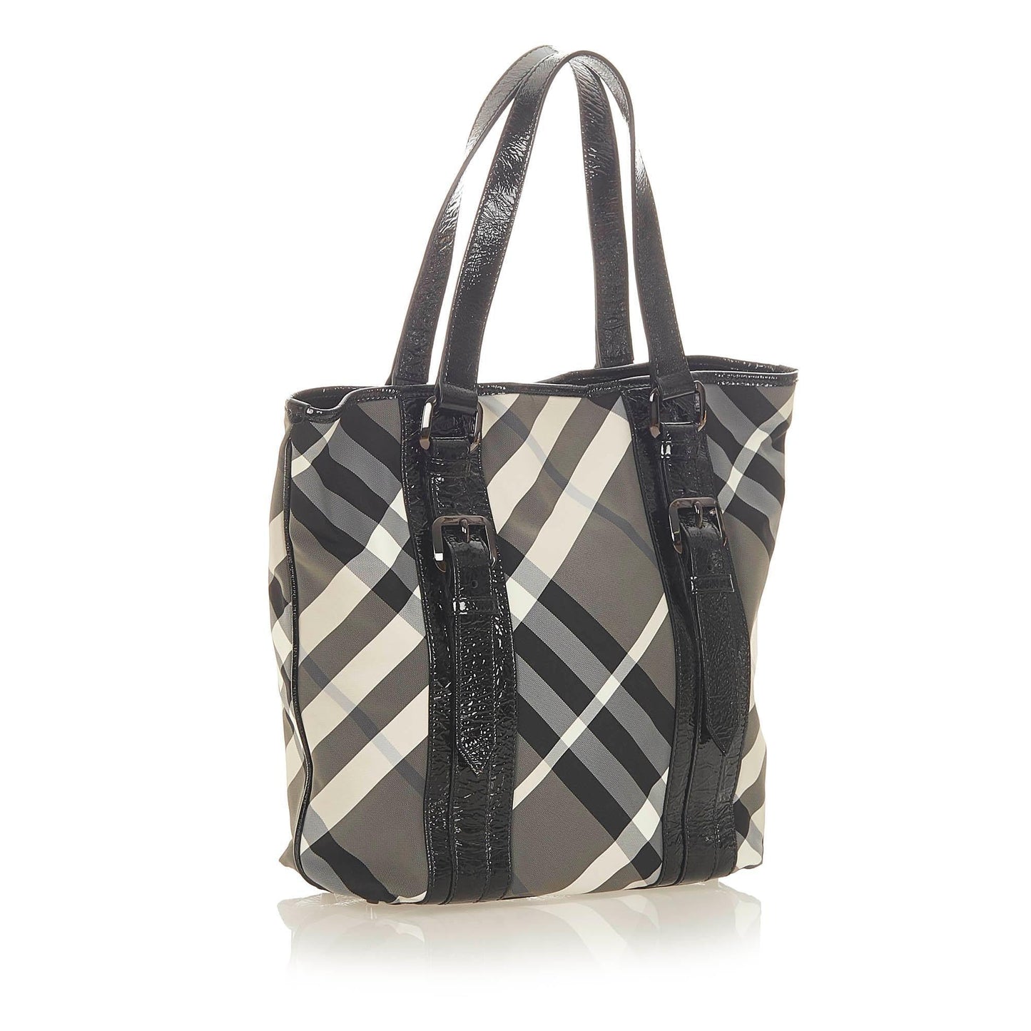 Burberry Beat Check Nylon Victoria Tote Bag (SHG-20020)