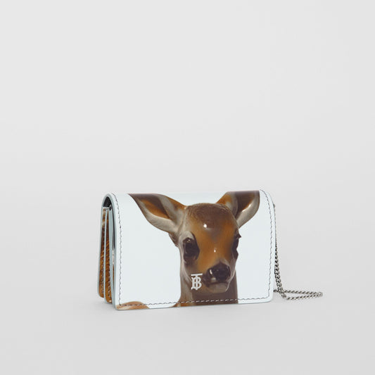 BURBERRY BAMBI JESSIE LEATHER CROSSBODY BAG