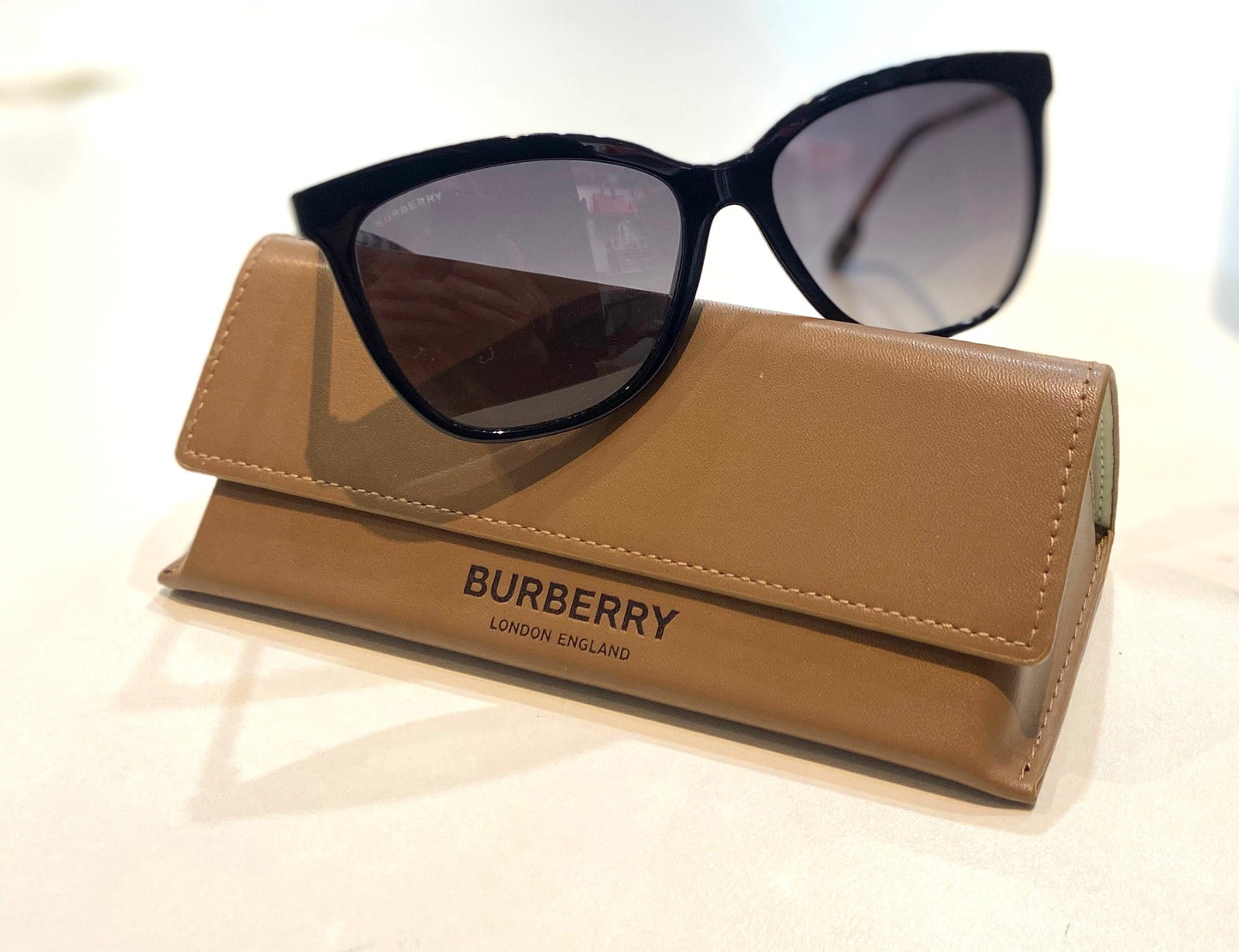 BURBERRY CLARE BE4308 POLARIZED GRADIENT SUNGLASSES