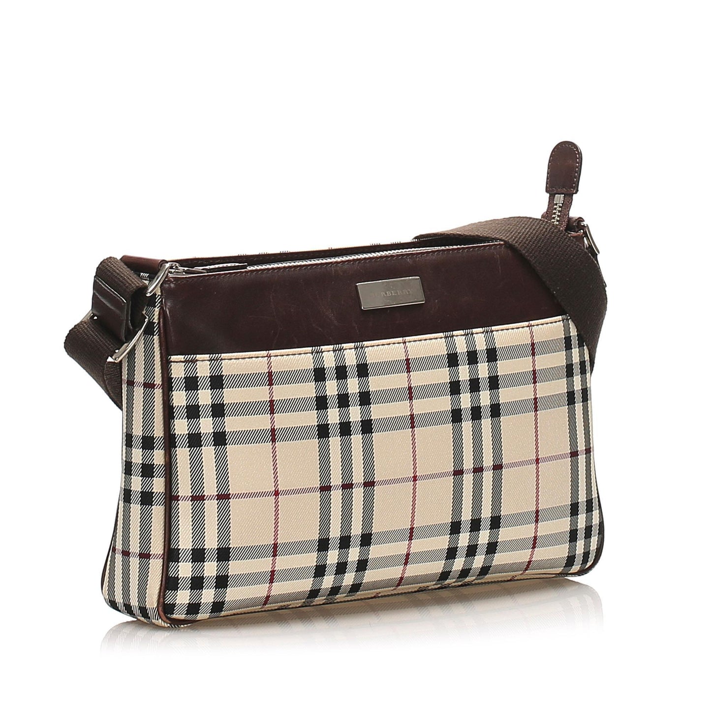 Burberry House Check Canvas Crossbody Bag (SHG-12280)