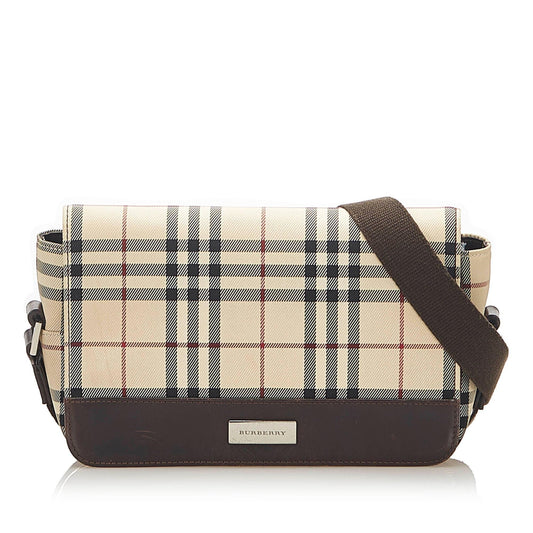 Burberry House Check Canvas Crossbody Bag (SHG-18405)