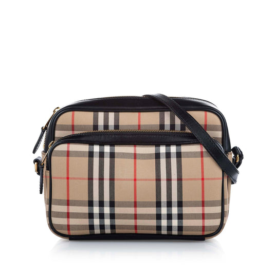 Burberry House Check Canvas Crossbody Bag (SHG-18472)