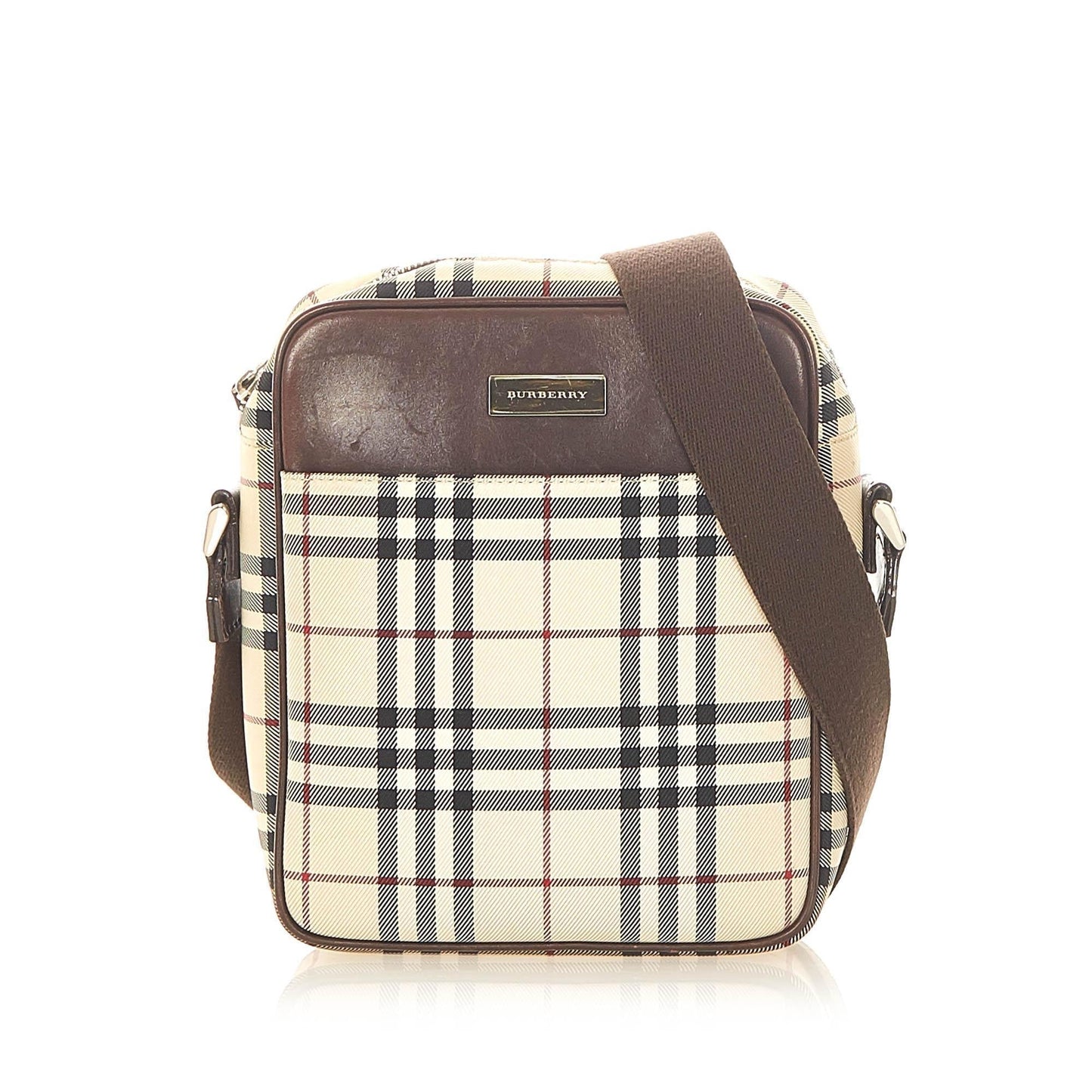 Burberry House Check Canvas Crossbody Bag (SHG-20442)