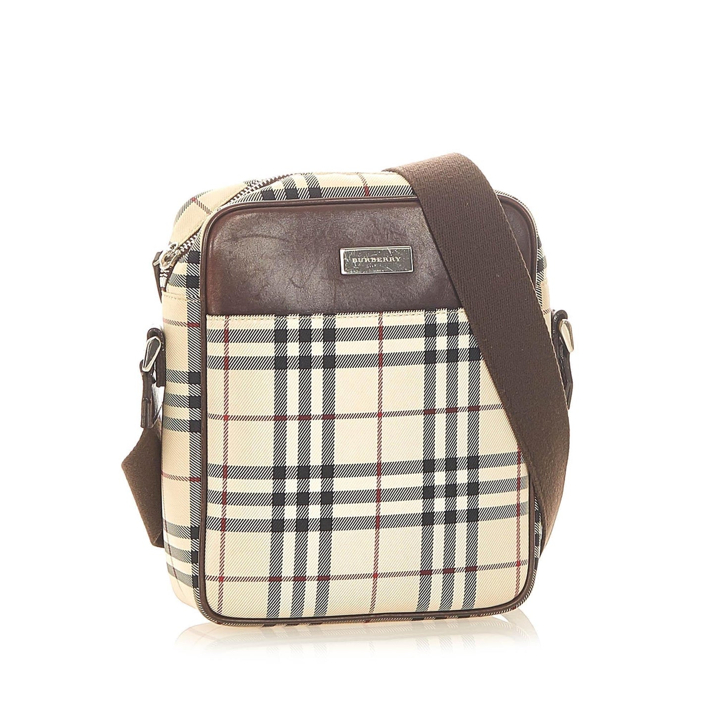 Burberry House Check Canvas Crossbody Bag (SHG-20442)