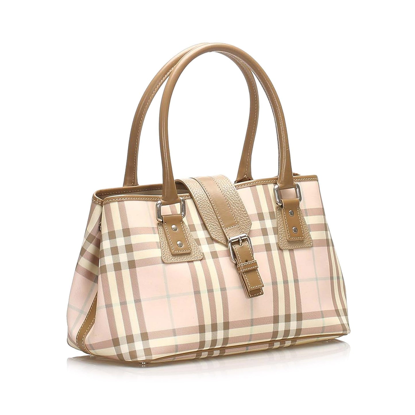 Burberry House Check Canvas Handbag