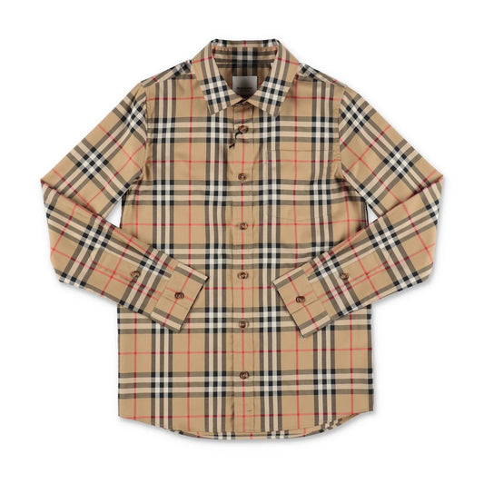 BURBERRY KIDS NOVA CHECK BUTTON DOWN SHIRT
