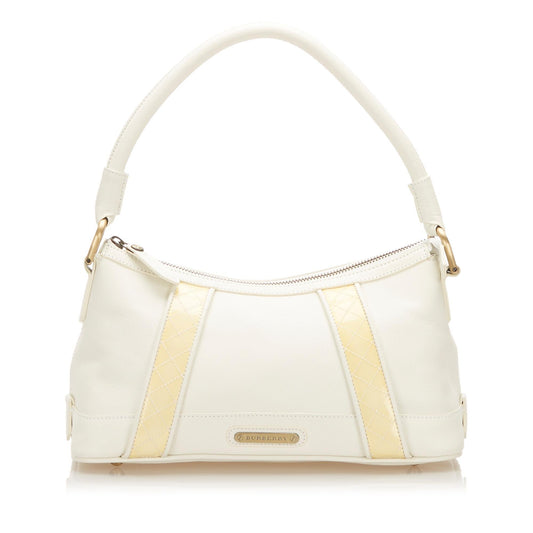 Burberry Leather Baguette (SHG-17852)