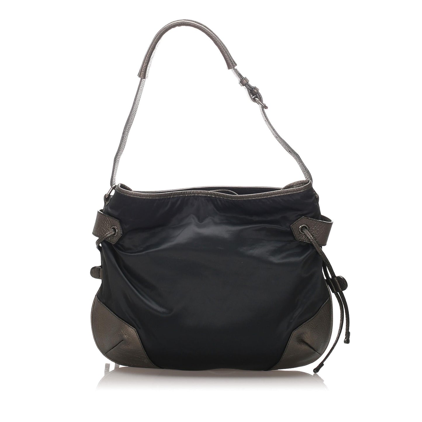 Burberry Nylon Drawstring Hobo  (SHG-12181)