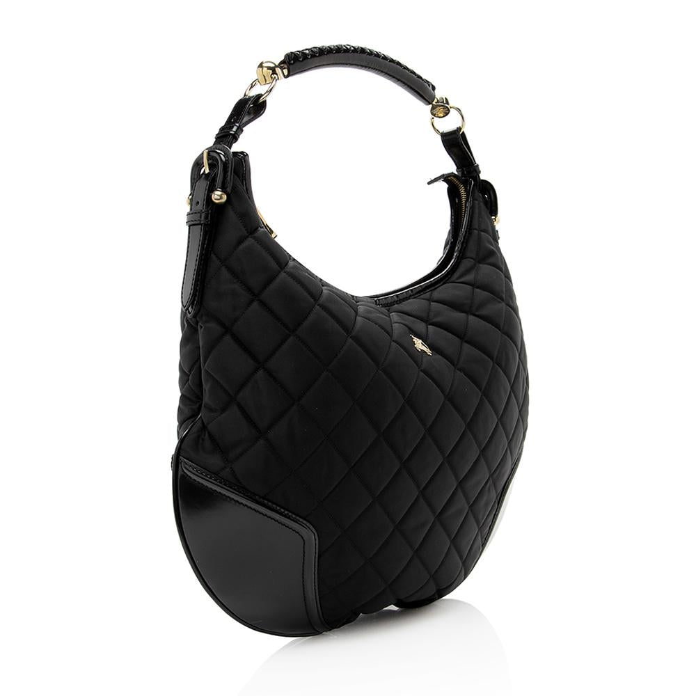 Burberry Nylon Hoxton Hobo (SHF-13792)