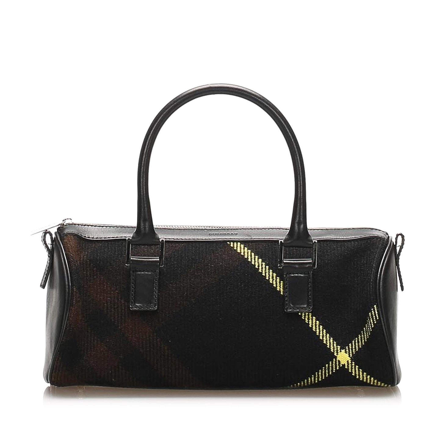 Burberry Plaid Cotton Handbag (SHG-14230)