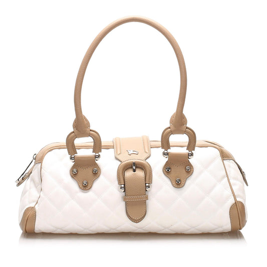 Burberry Quilted Manor Nylon Shoulder Bag (SHG-11816)