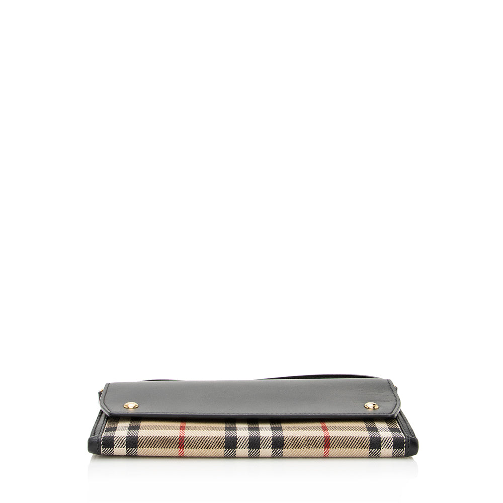 Burberry Vintage Check Phone Pocket Crossbody Bag