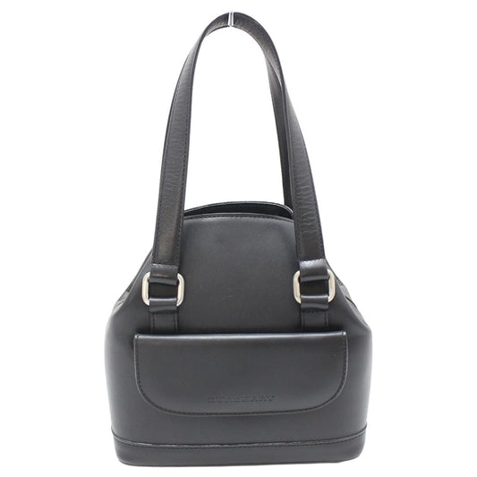 BURBERRY VINTAGE LEATHER SHOULDER BAG