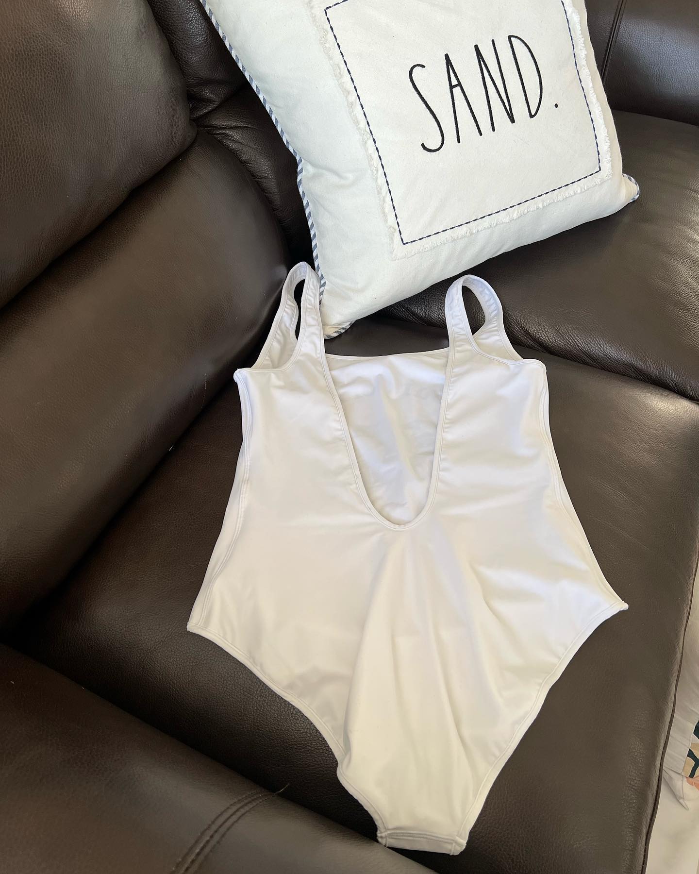 Burberry Archive Logo Print Swimsuit