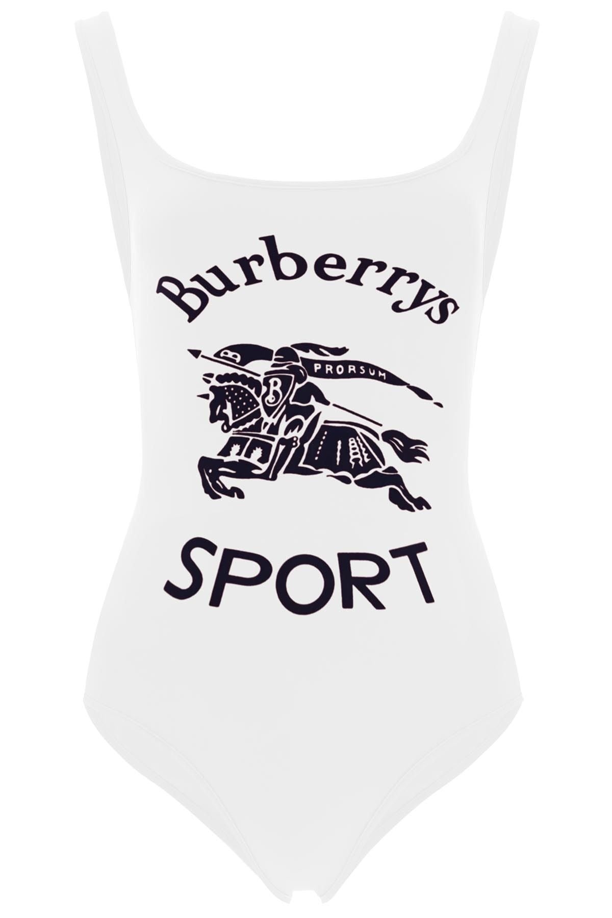 Burberry Archive Logo Print Swimsuit
