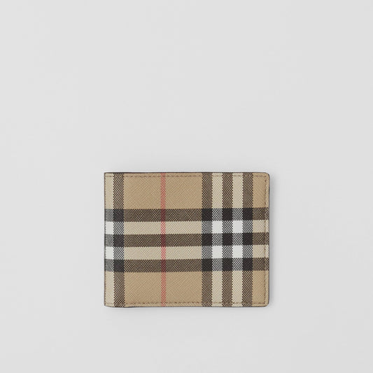 BURBERRY VINTAGE CHECK BIFOLD WALLET