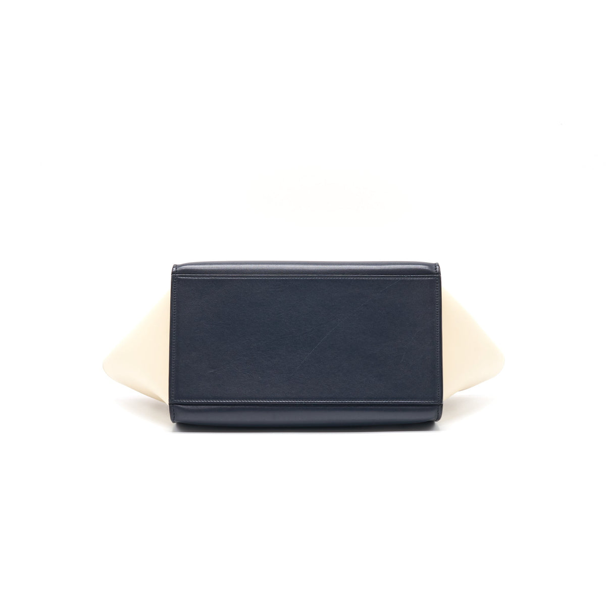 Celine trapeze Small orange/cream/black