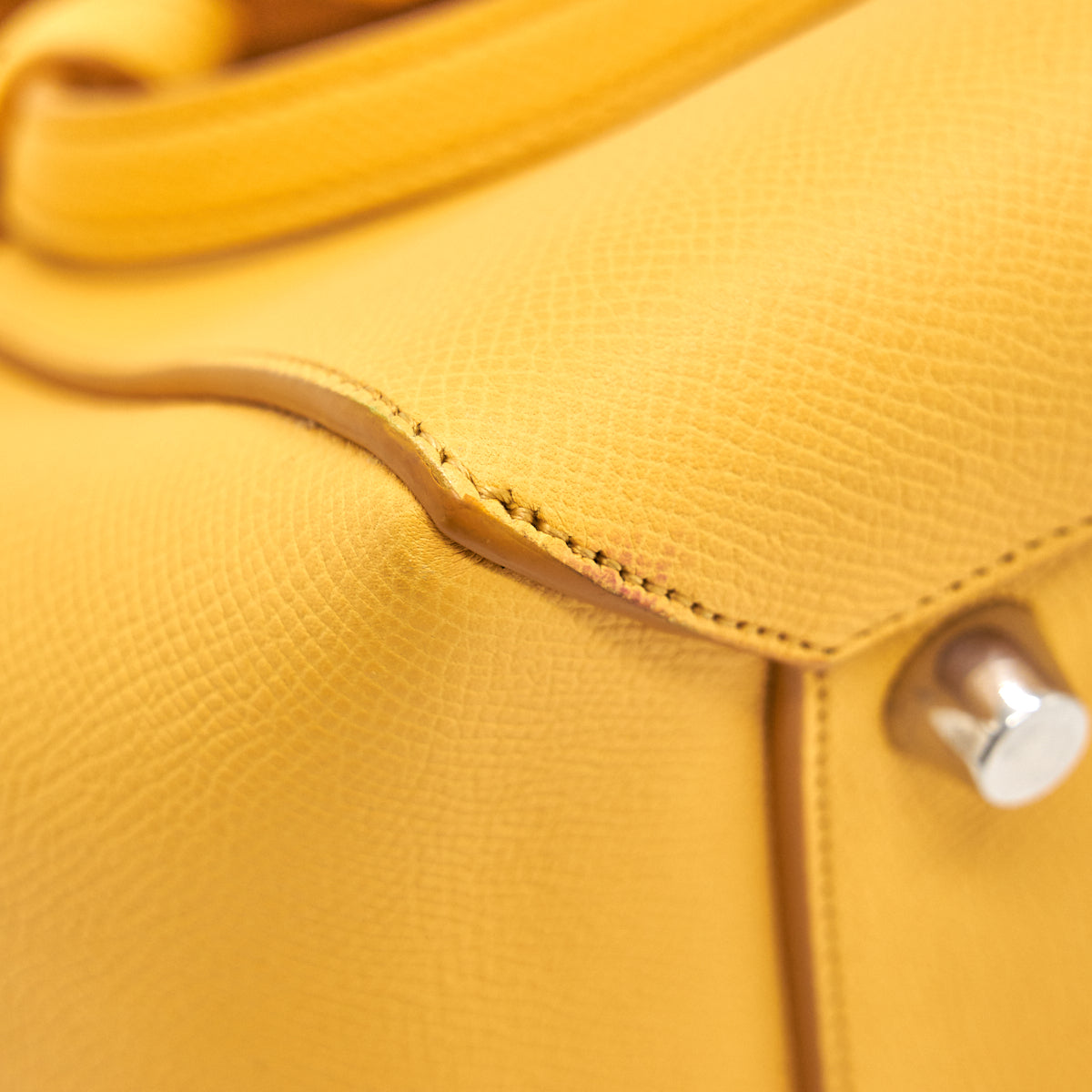 Celine mini belt bag yellow SHW