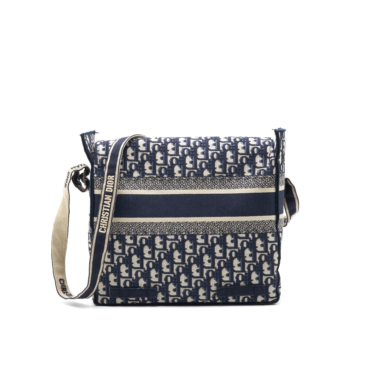 Dior Diorcamp Bag Blue Dior Oblique Embroidery