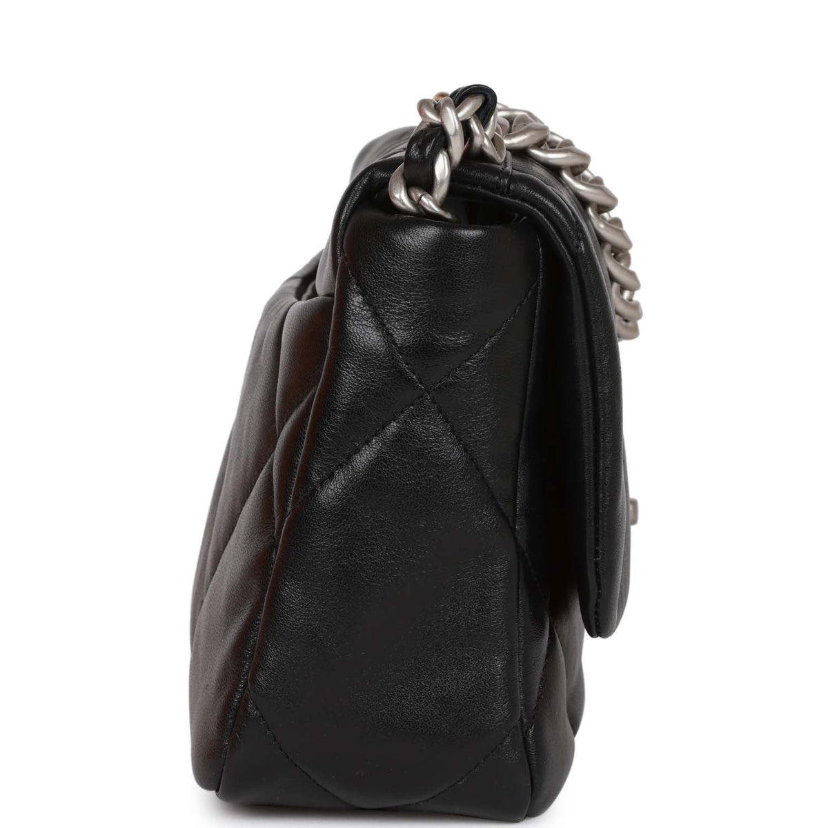 Chanel Medium  Flap Bag Black Lambskin Mixed Hardware