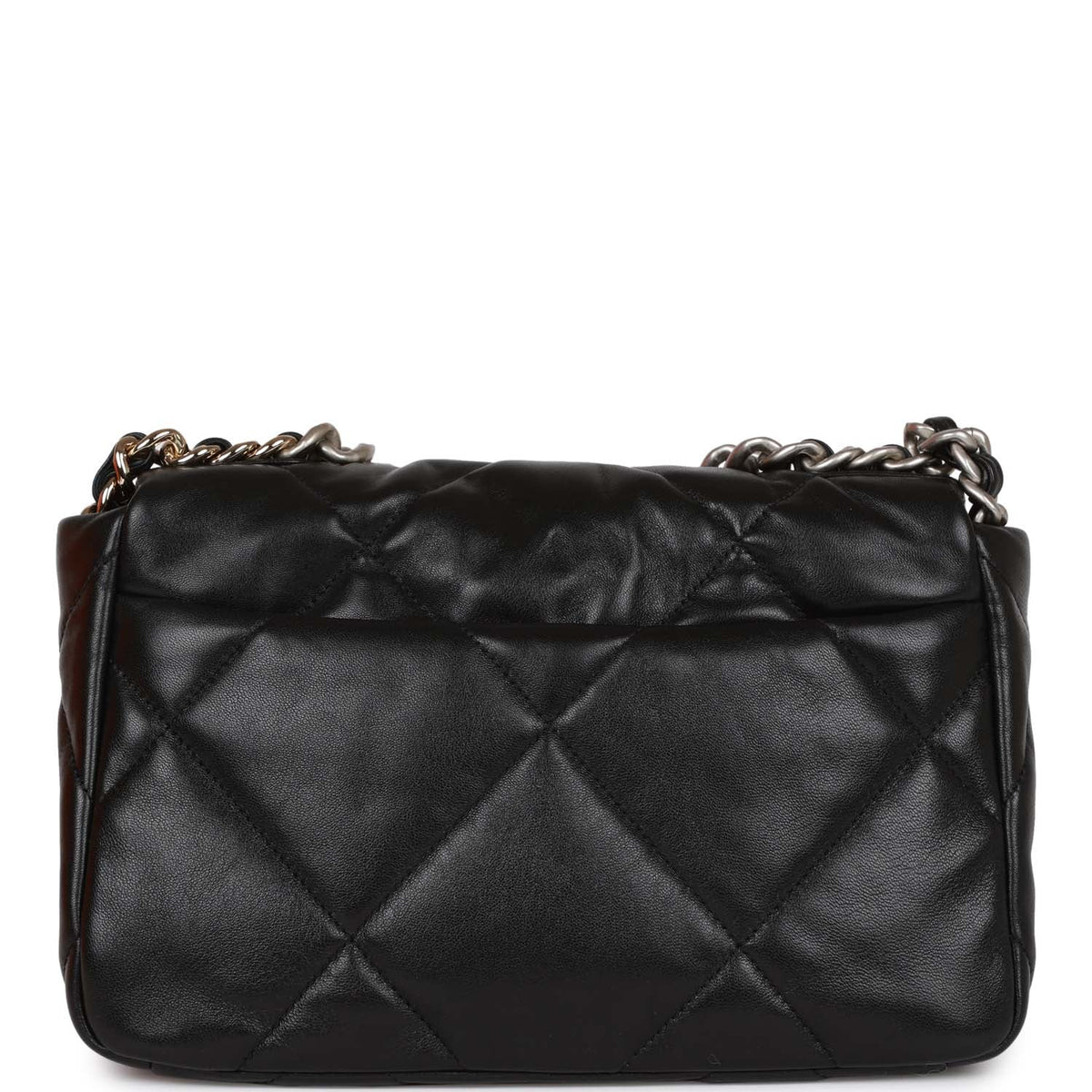 Chanel Medium  Flap Bag Black Lambskin Mixed Hardware