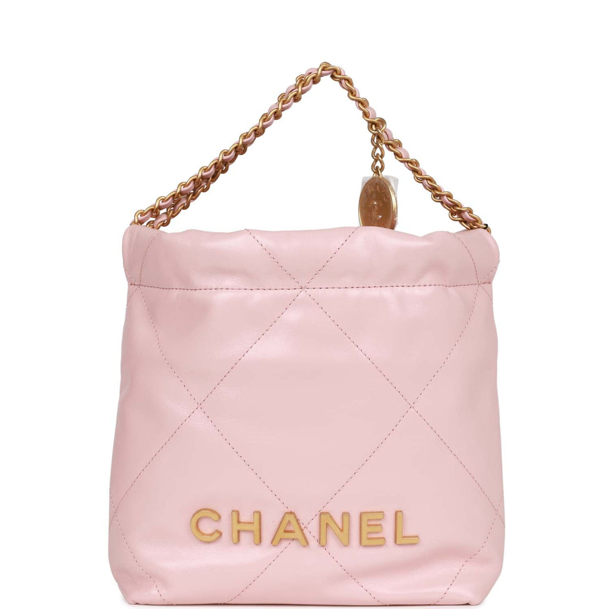Chanel Mini  Bag Pink Calfskin Gold Hardware
