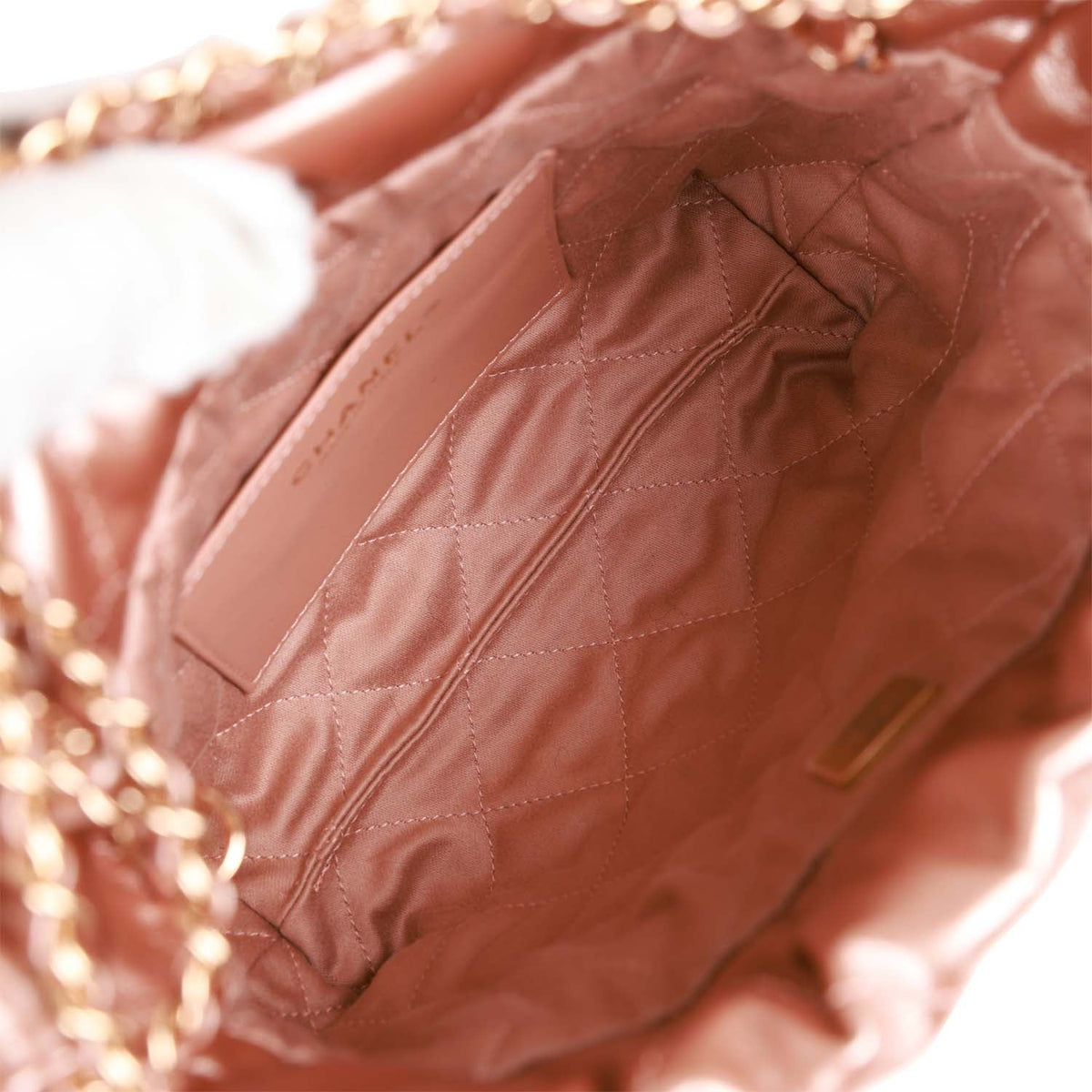 Chanel Mini  Bag Rose Gold Iridescent Calfskin Rose Gold Hardware