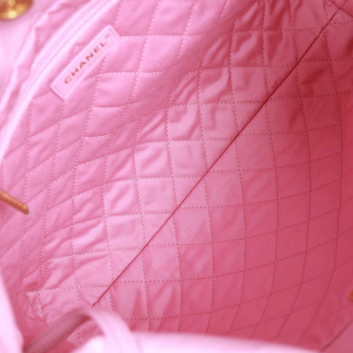 Chanel Small  Bag Pink Calfskin Antique Gold Hardware