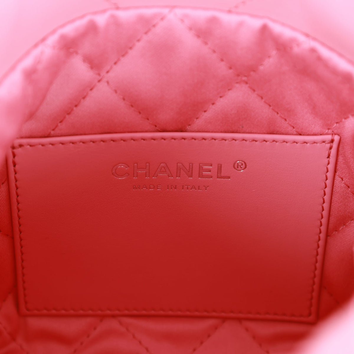 Chanel Mini  Bag Pink Calfskin Silver Hardware
