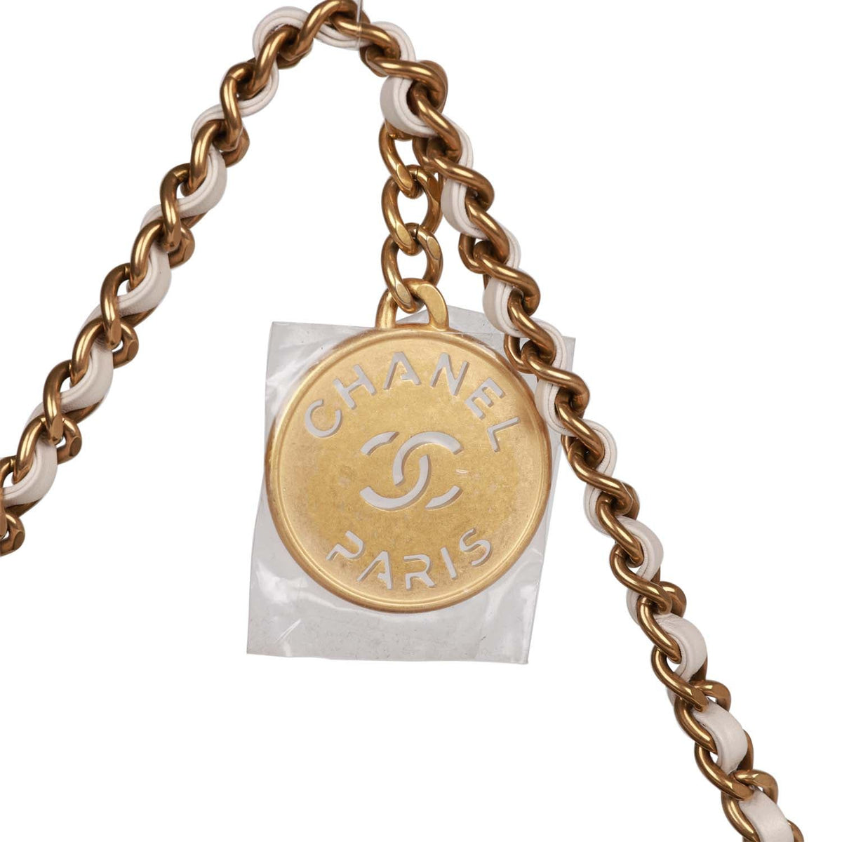 Chanel Mini  Bag Champagne Iridescent Calfskin Gold Hardware
