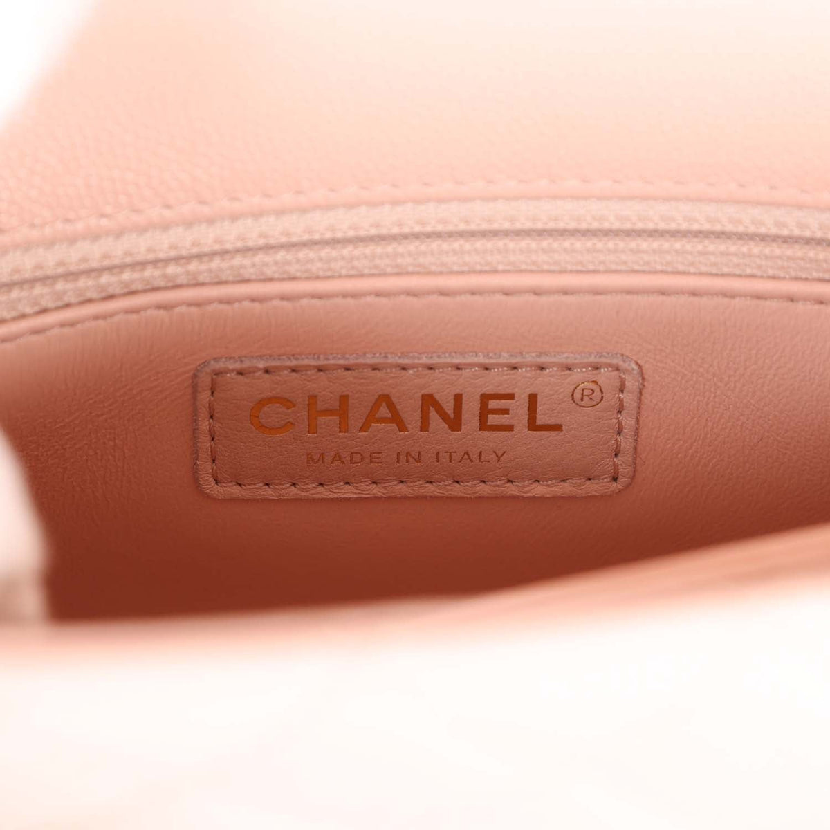 Chanel Small Coco Handle Light Pink Caviar Light Gold Hardware